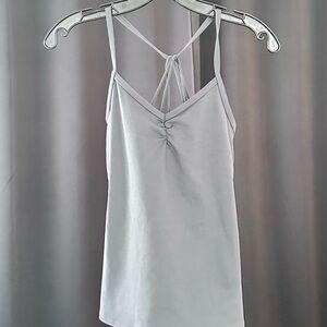 ALO Yoga Gray Strappy Back Camisole
